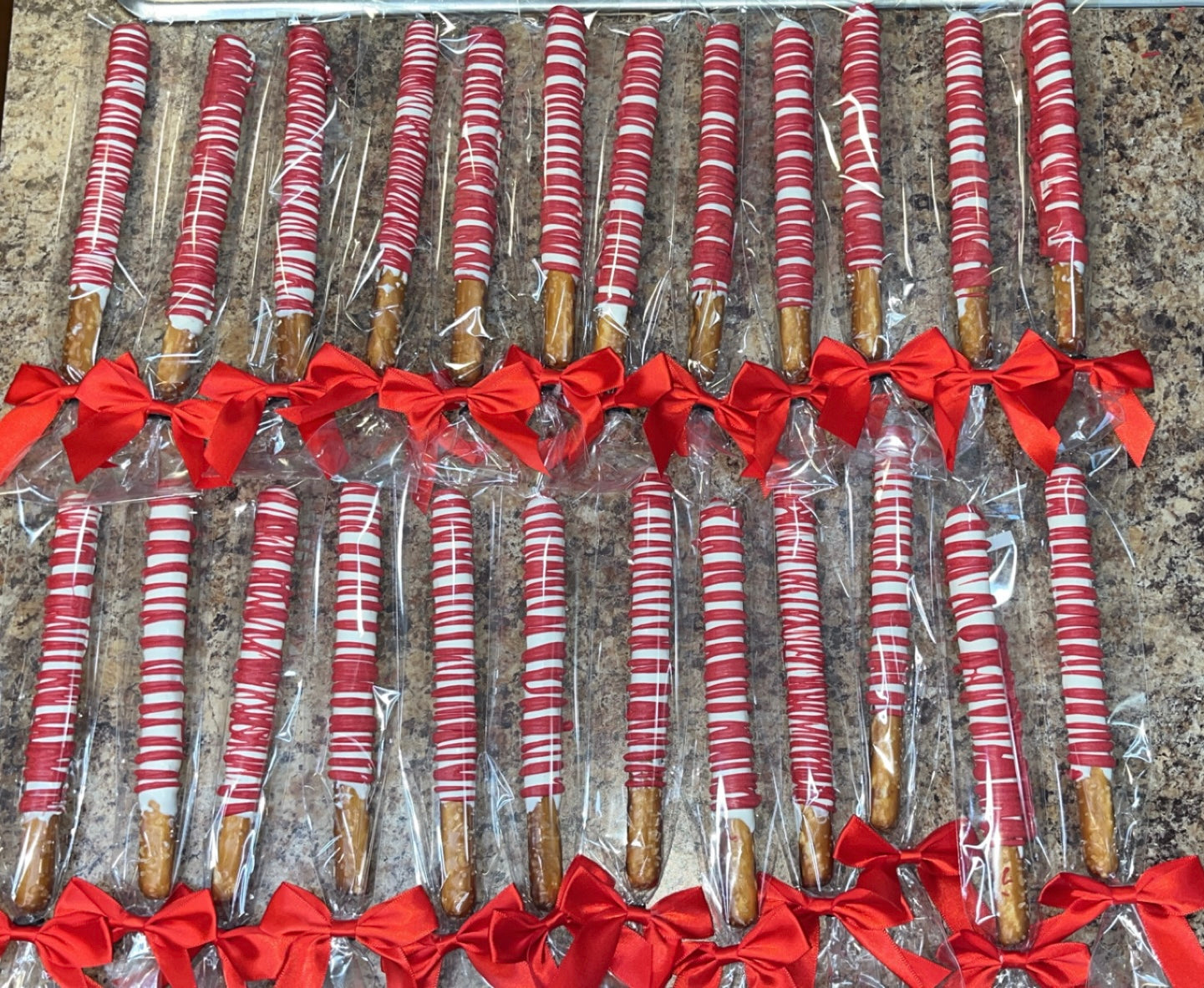 Dipped Pretzel Rods (By The Dozen)