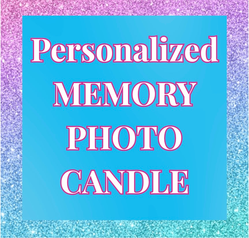 Personalized Memory Photo Candle - Custom Keepsake Gift